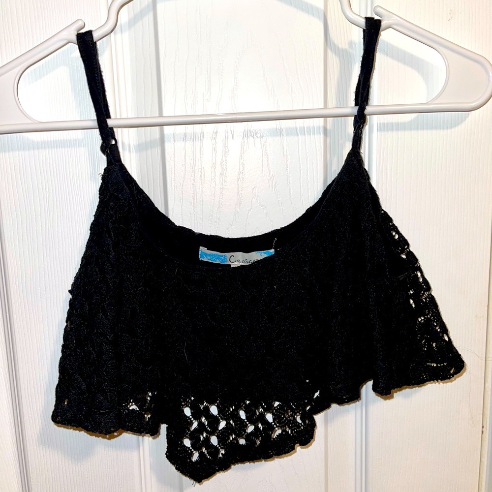 Black Crop Top